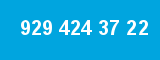 929 424 37 22 929 424 37 22